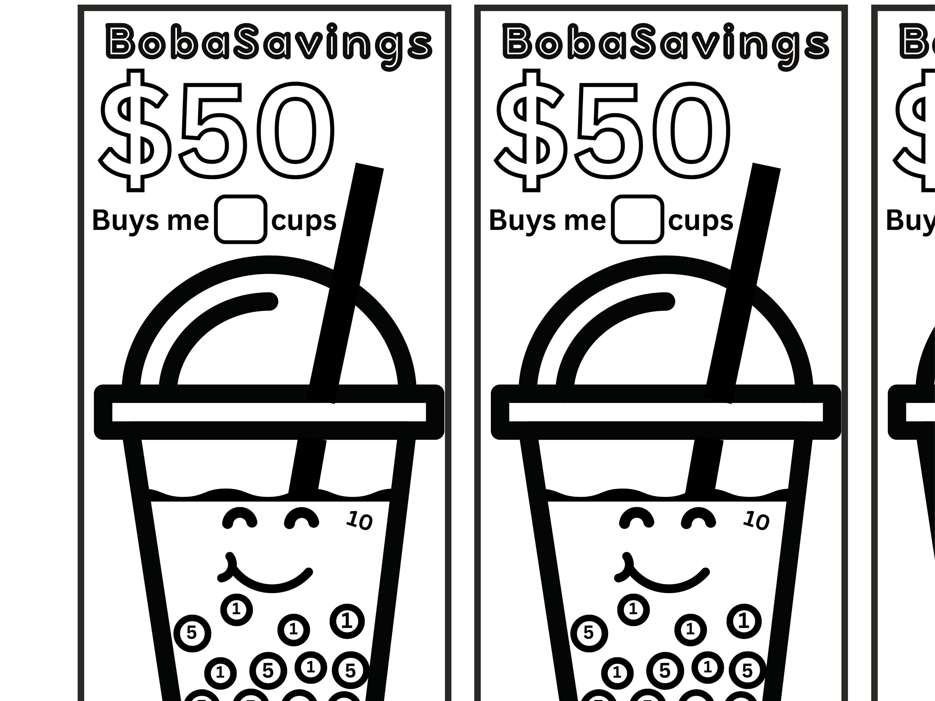 Boba Savings Challenge