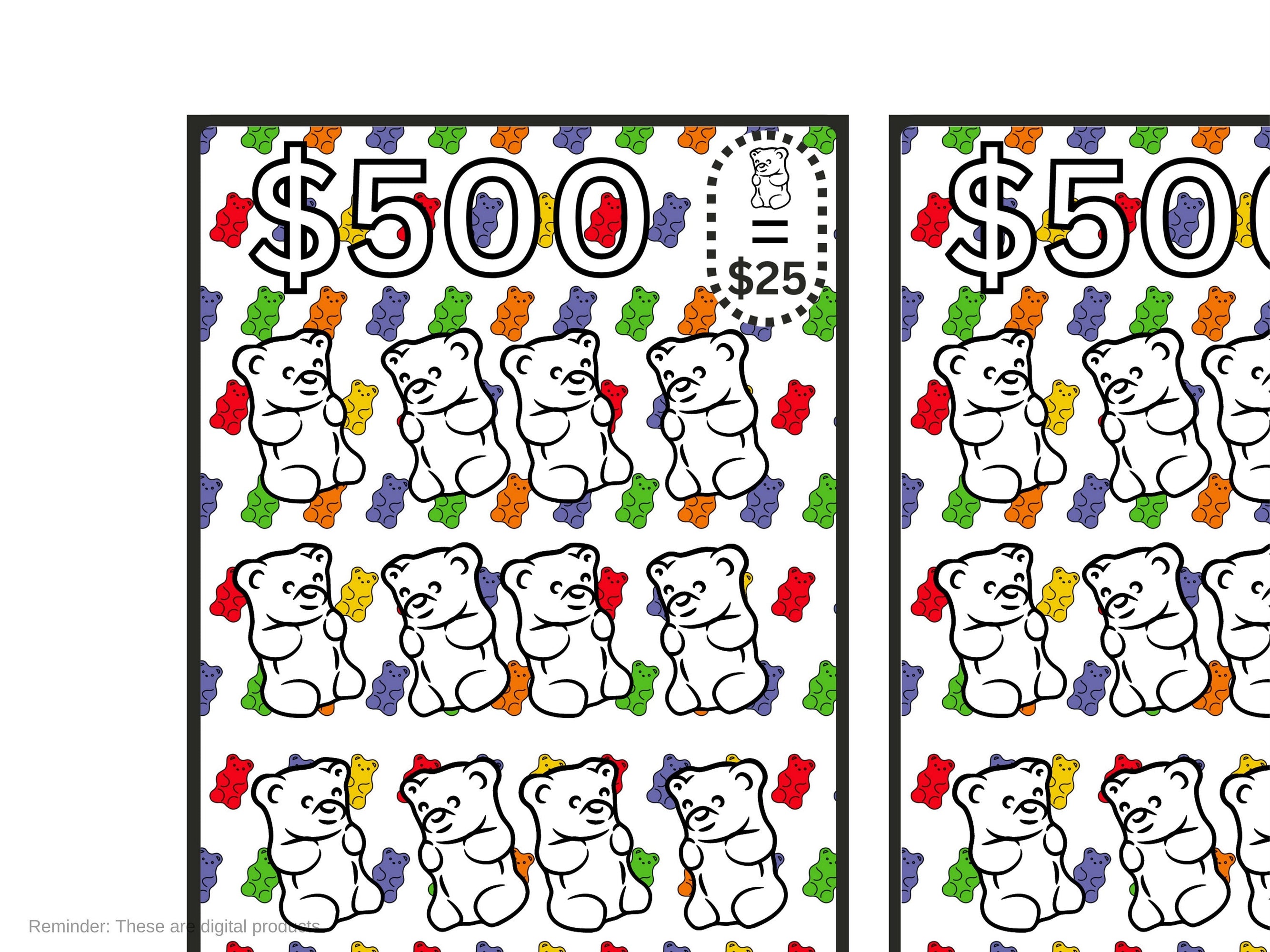 Savings Challenge Printable, A6 Savings Challenge, Cute Savings Challenge, Colorful Savings Challenge, Printable A6 Savings, Fits A6, PDF - HandyPrintables